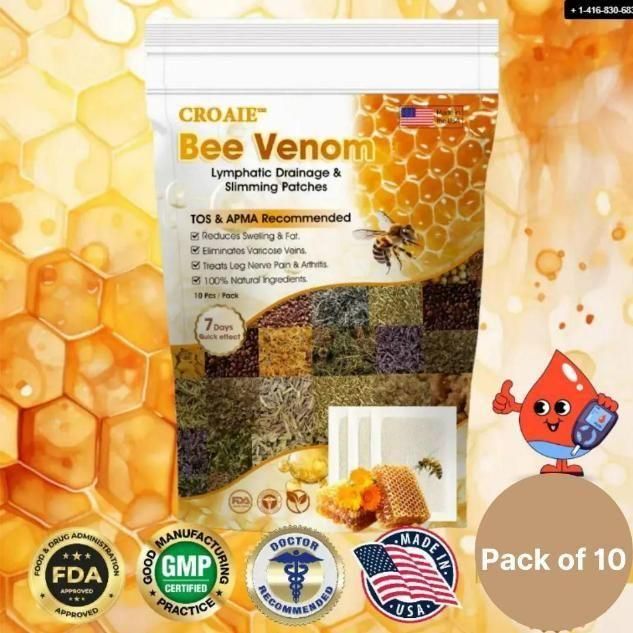 Bee Venom Lymphatic Daiamage & Sliming Patches